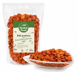 BÓB PRAŻONY CHILI 500G (0,5KG) CHRUPIĄCA PRZEKĄSKA CHIPSY Z BOBU