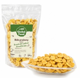 BÓB PRAŻONY SOLONY 200G CHRUPIĄCA PRZEKĄSKA CHIPSY Z BOBU