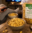 BÓB PRAŻONY SOLONY 200G CHRUPIĄCA PRZEKĄSKA CHIPSY Z BOBU