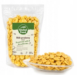 BÓB PRAŻONY SOLONY 500G (0,5KG) CHRUPIĄCA PRZEKĄSKA CHIPSY Z BOBU