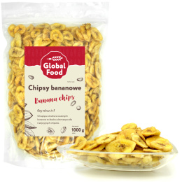 CHIPSY BANANOWE BANANY SUSZONE 1kg