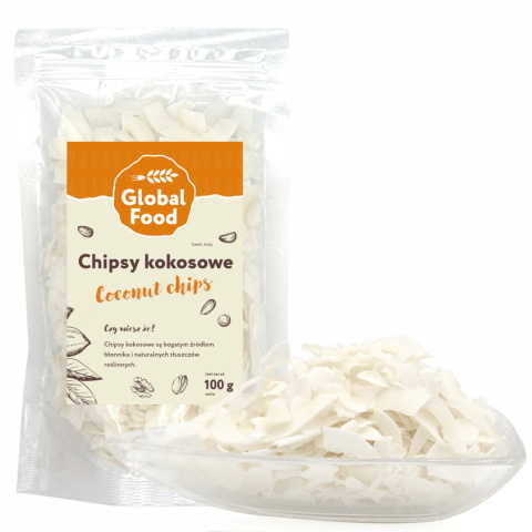 CHIPSY KOKOSOWE 100g NATURALNE BEZ DODATKÓW CHIPSY KOKOSOWE 100g NATURALNE BEZ DODATKÓW
