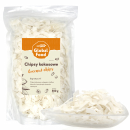 CHIPSY KOKOSOWE 500g NATURALNE BEZ DODATKÓW