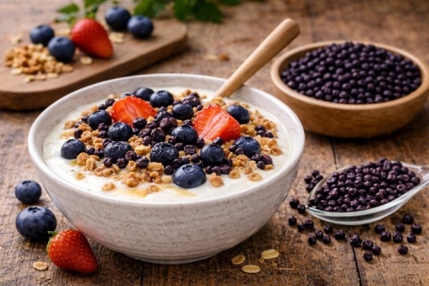 JAGODY LIOFILIZOWANE 20g (CAŁE OWOCE) NATURALNE