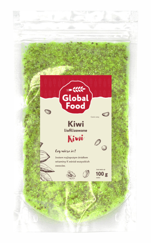 KIWI LIOFILIZOWANE 100G PYŁEK PROSZEK