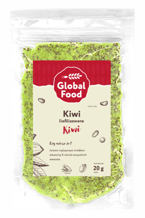 KIWI LIOFILIZOWANE 20G PYŁEK PROSZEK