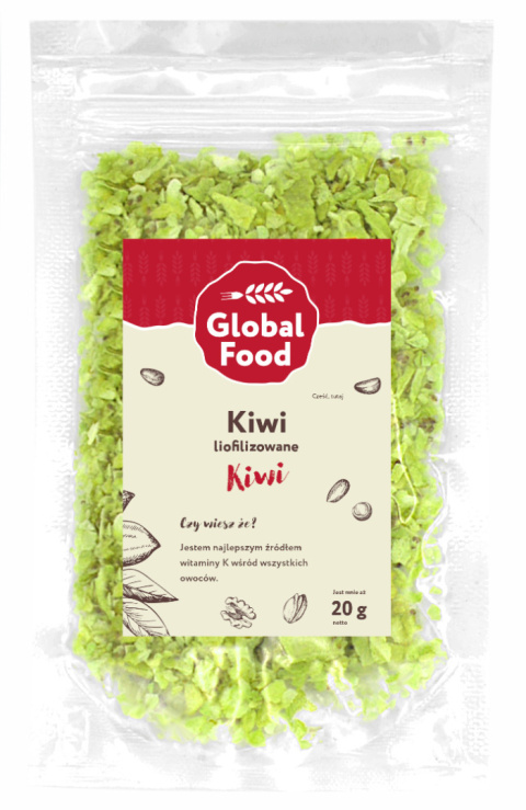 KIWI LIOFILIZOWANE 20G GRYS PYŁEK