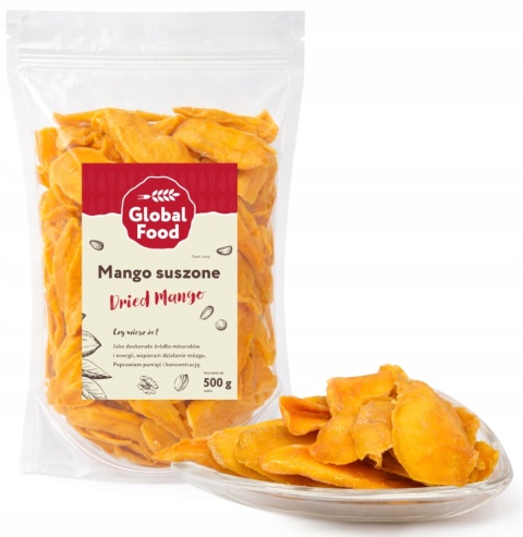 MANGO SUSZONE NATURALNE PŁATKI 500g (0,5 kg)