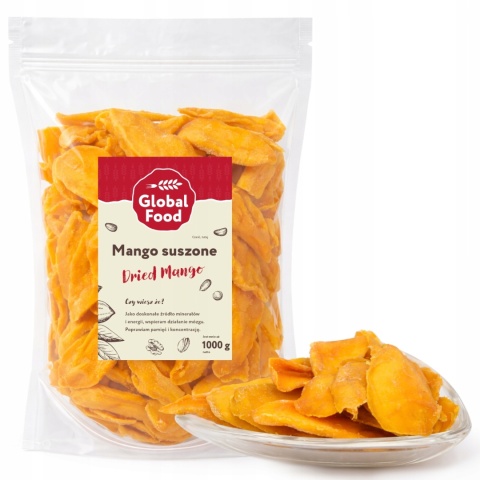 MANGO SUSZONE NATURALNE PŁATKI 1kg (1000g)