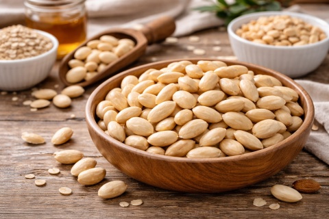 MIGDAŁY BLANSZOWANE 500g (0,5 kg) NATURALNE BEZ SKÓRKI