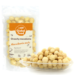 ORZECHY MAKADAMIA ORZECH MACADAMIA 250g