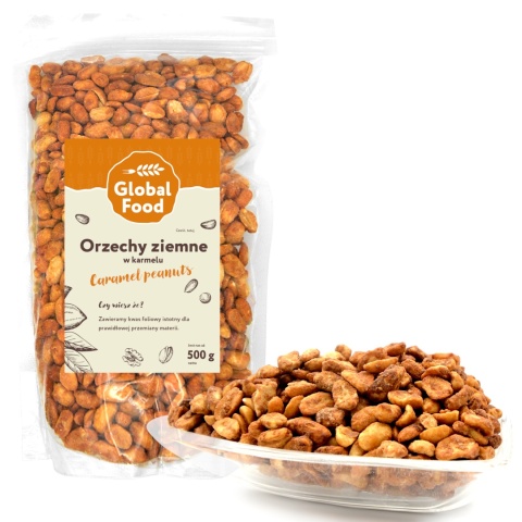 ORZESZKI ZIEMNE W KARMELU 500g (0,5 kg)