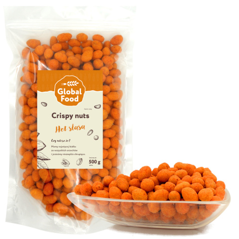 ORZESZKI ZIEMNE W PANIERCE CRISPY NUTS HOT SALSA 500g