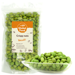 ORZESZKI ZIEMNE W PANIERCE CRISPY NUTS WASABI 500g