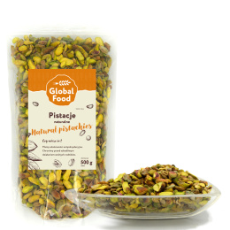 PISTACJE ŁUSKANE SUROWE NIESOLONE 250g NATURALNE