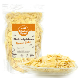 PŁATKI MIGDAŁOWE 500g MIGDAŁY CIĘTE NATURALNE