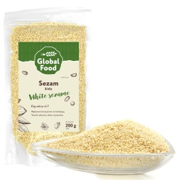 SEZAM BIAŁY ŁUSKANY 200g NATURALNE ZIARNO