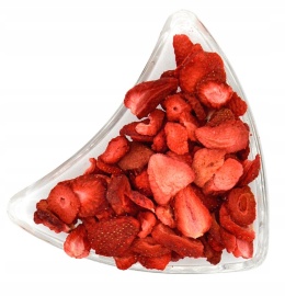 TRUSKAWKI LIOFILIZOWANE 500g 0,5kg (PLASTRY) NATURALNE BEZ CUKRU