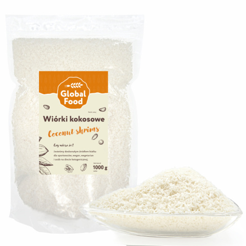 WIÓRKI KOKOSOWE MEDIUM 1kg