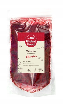 WIŚNIE LIOFILIZOWANE 100G PYŁEK